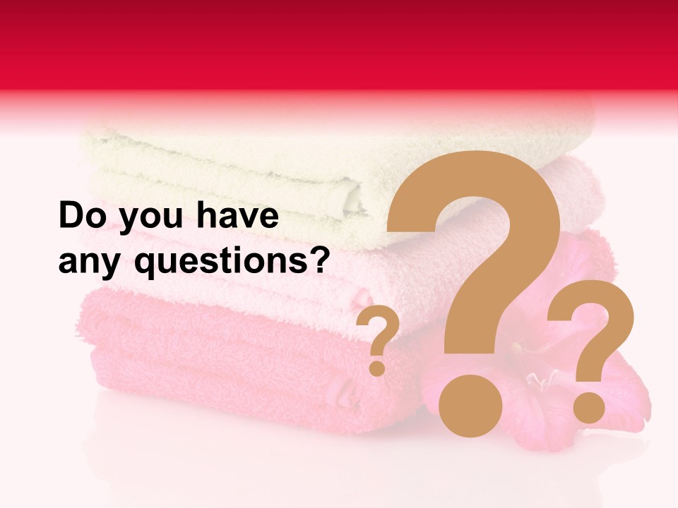 Absorbent Wipe Stack PowerPoint Template