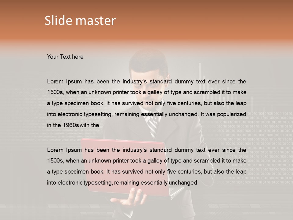 Creative Businessperson Lifestyle PowerPoint Template