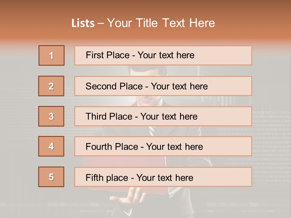 Creative Businessperson Lifestyle PowerPoint Template