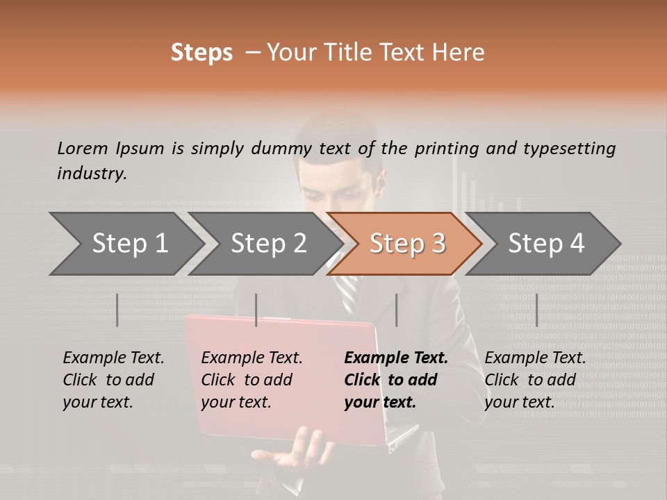 Creative Businessperson Lifestyle PowerPoint Template