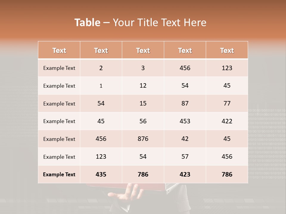 Creative Businessperson Lifestyle PowerPoint Template