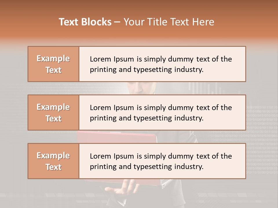 Creative Businessperson Lifestyle PowerPoint Template