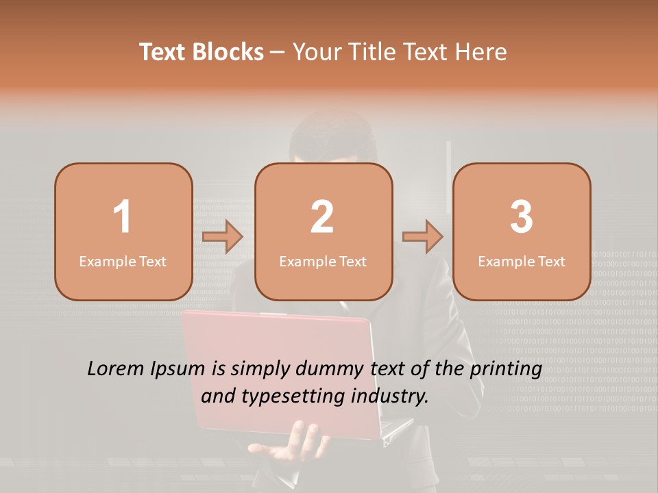 Creative Businessperson Lifestyle PowerPoint Template