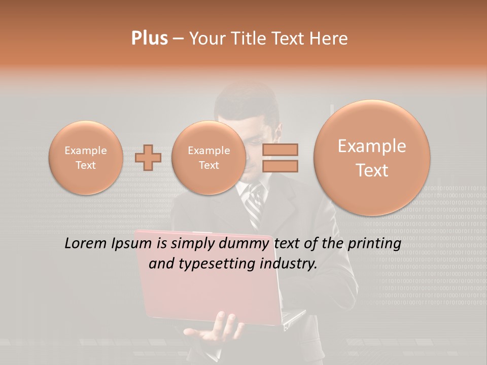 Creative Businessperson Lifestyle PowerPoint Template