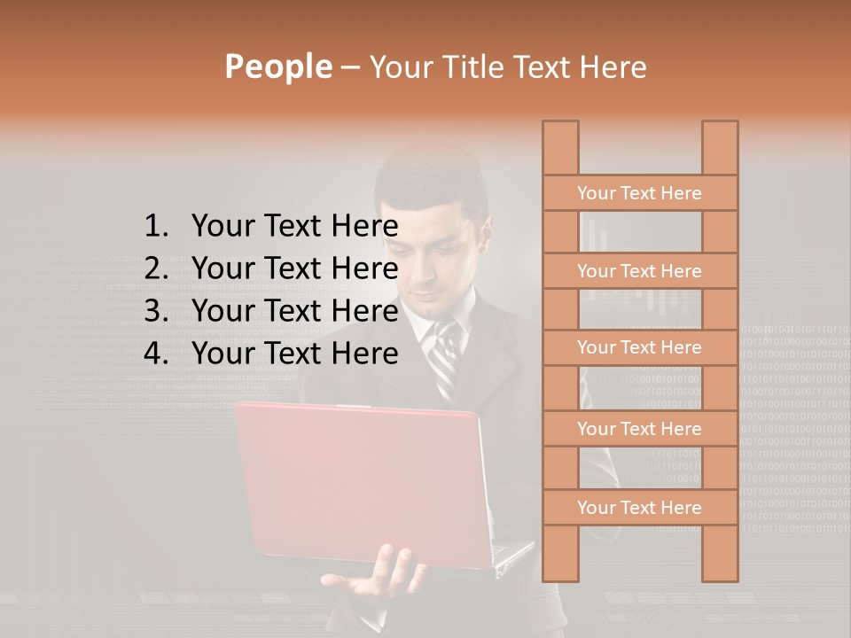 Creative Businessperson Lifestyle PowerPoint Template