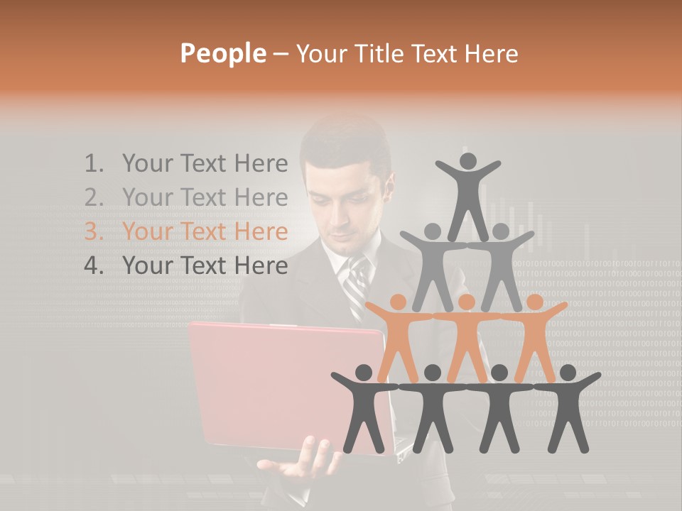 Creative Businessperson Lifestyle PowerPoint Template