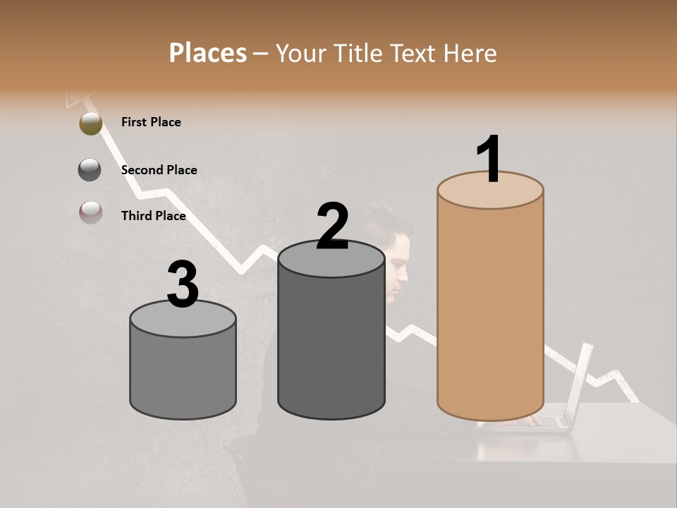 Success Laptop Creative PowerPoint Template
