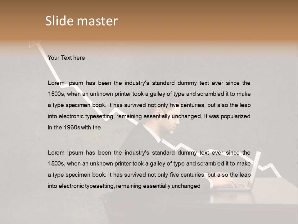 Success Laptop Creative PowerPoint Template