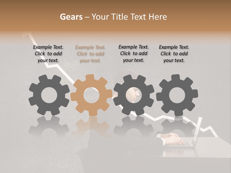 Success Laptop Creative PowerPoint Template