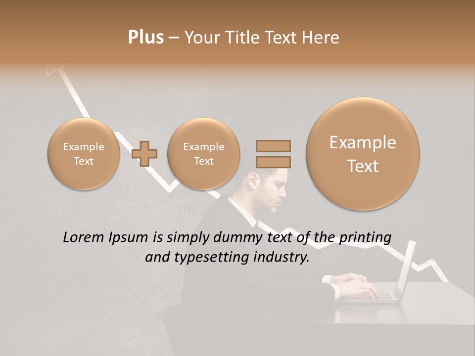 Success Laptop Creative PowerPoint Template