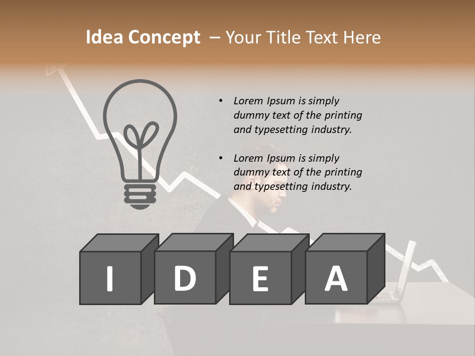 Success Laptop Creative PowerPoint Template