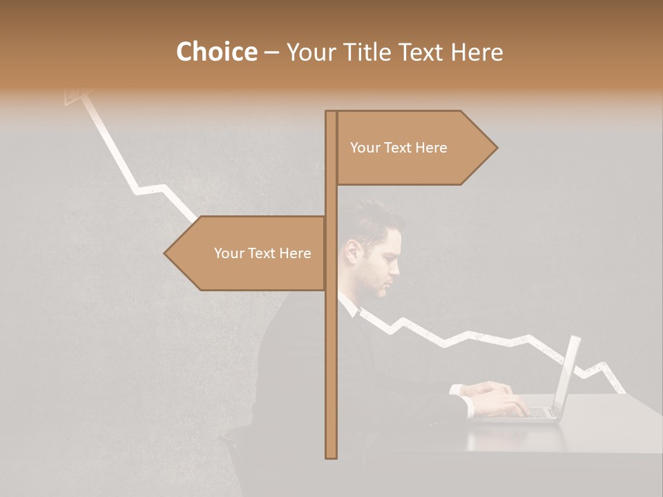 Success Laptop Creative PowerPoint Template