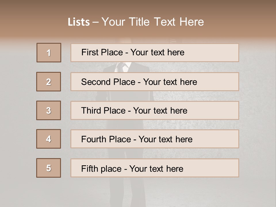 Media Success Sign PowerPoint Template