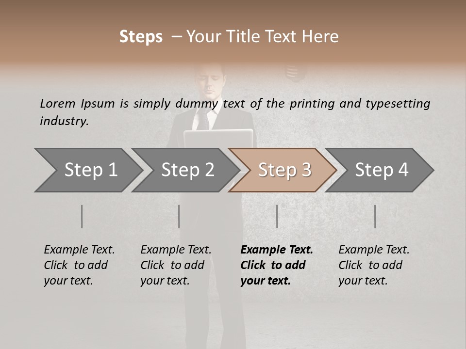 Media Success Sign PowerPoint Template