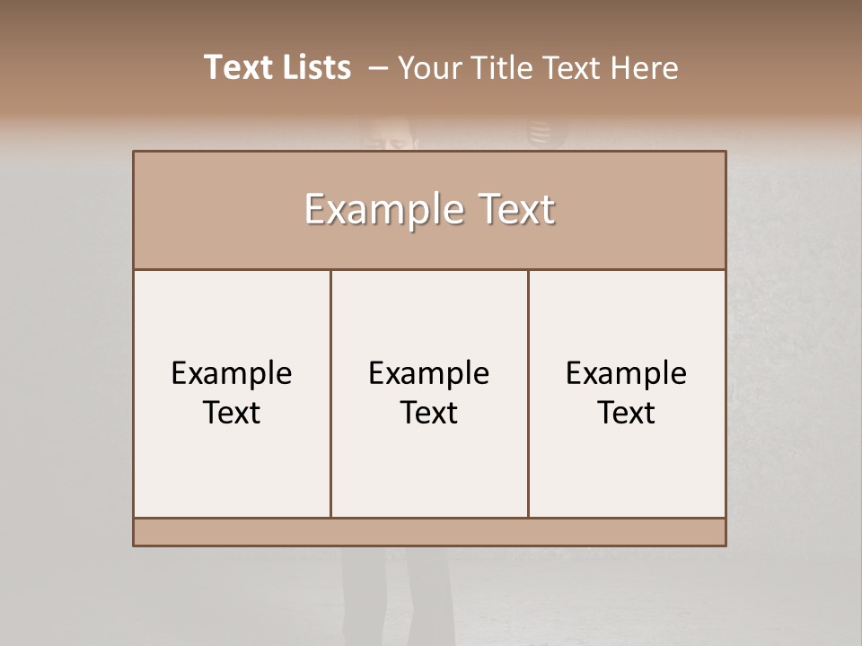 Media Success Sign PowerPoint Template