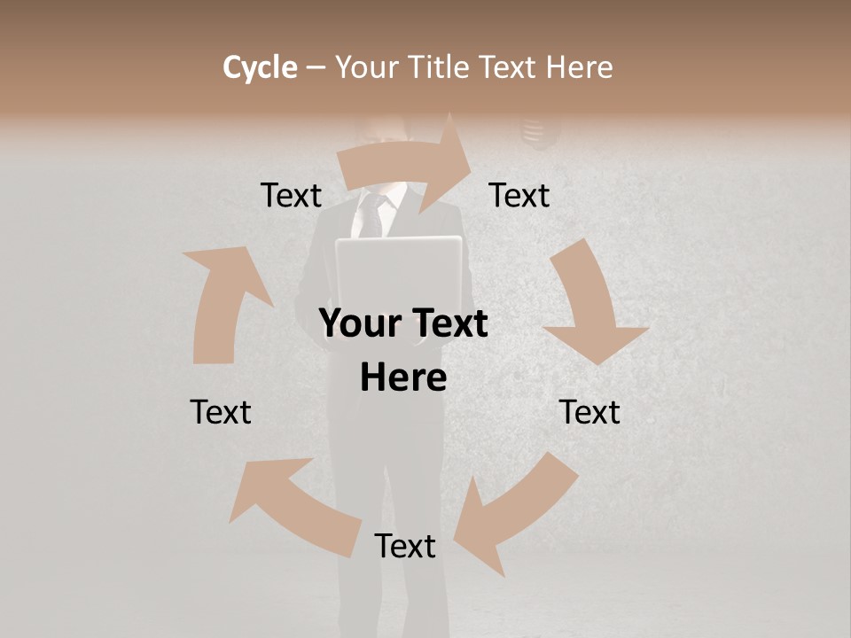 Media Success Sign PowerPoint Template