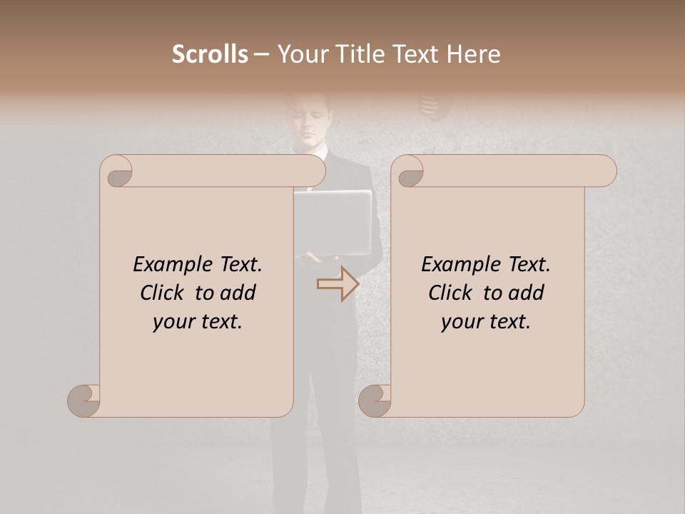 Media Success Sign PowerPoint Template