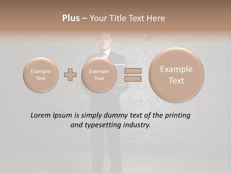 Media Success Sign PowerPoint Template