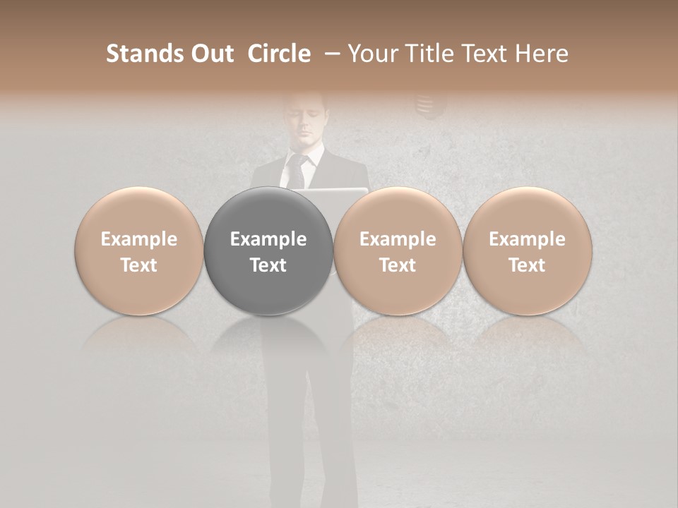 Media Success Sign PowerPoint Template