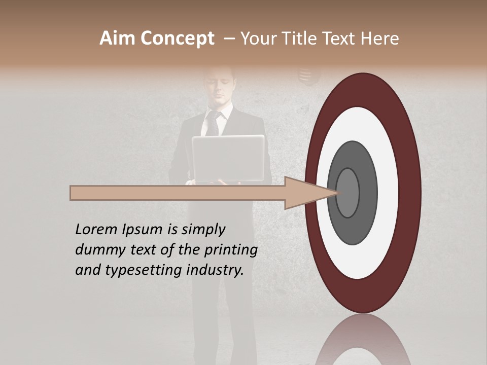 Media Success Sign PowerPoint Template