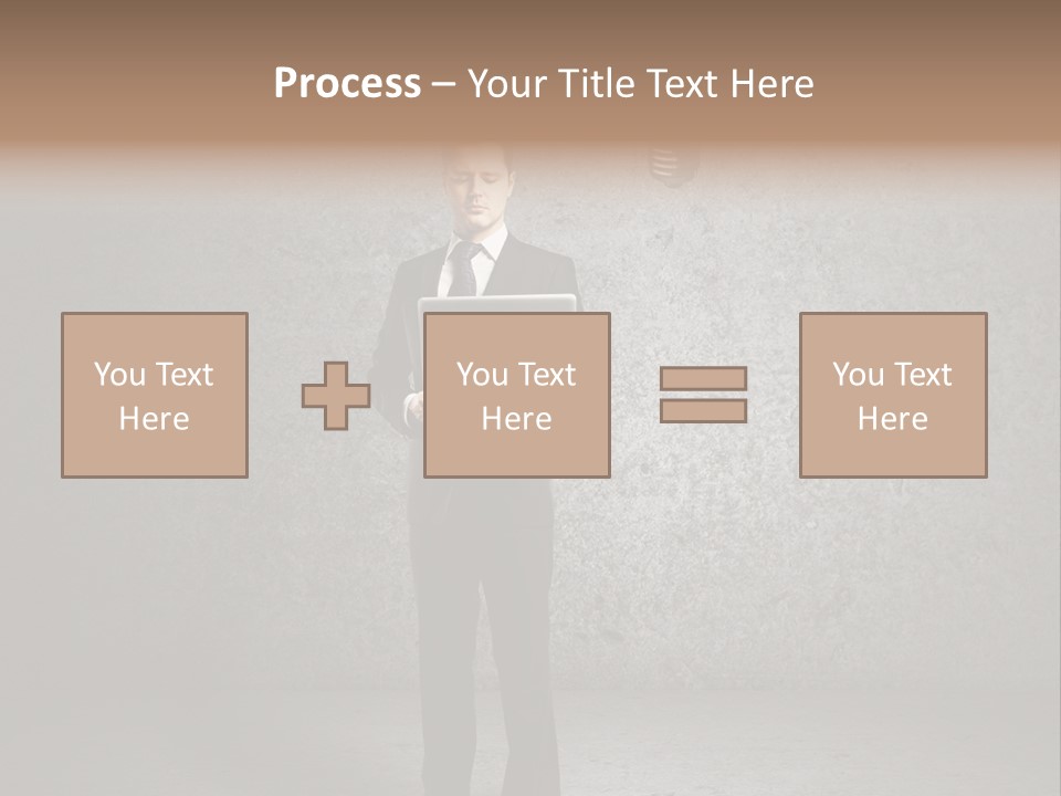 Media Success Sign PowerPoint Template