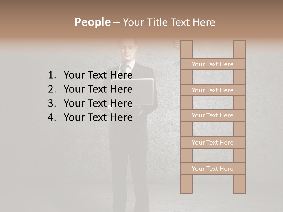Media Success Sign PowerPoint Template