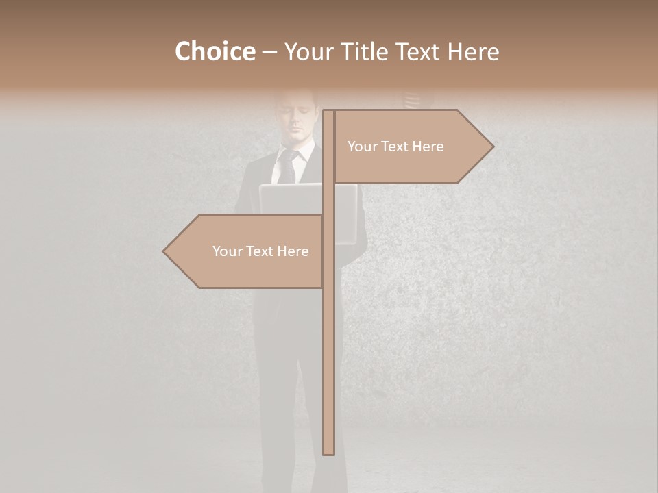 Media Success Sign PowerPoint Template