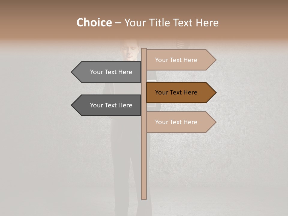 Media Success Sign PowerPoint Template