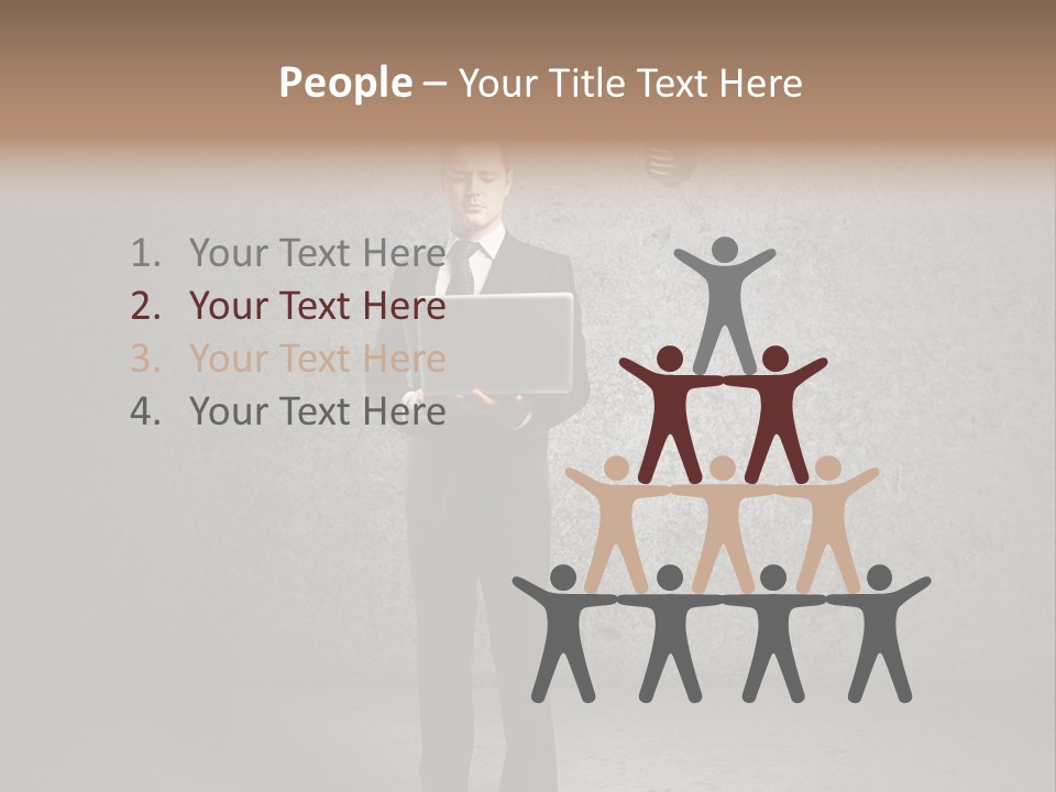 Media Success Sign PowerPoint Template