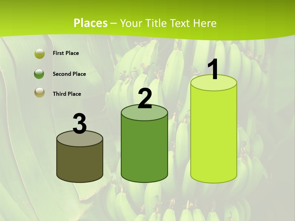 Produce Green Vegetarian PowerPoint Template