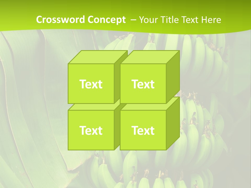 Produce Green Vegetarian PowerPoint Template