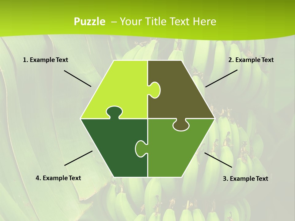 Produce Green Vegetarian PowerPoint Template