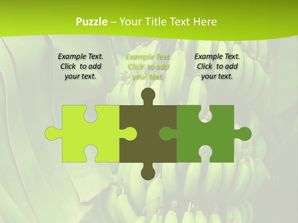 Produce Green Vegetarian PowerPoint Template