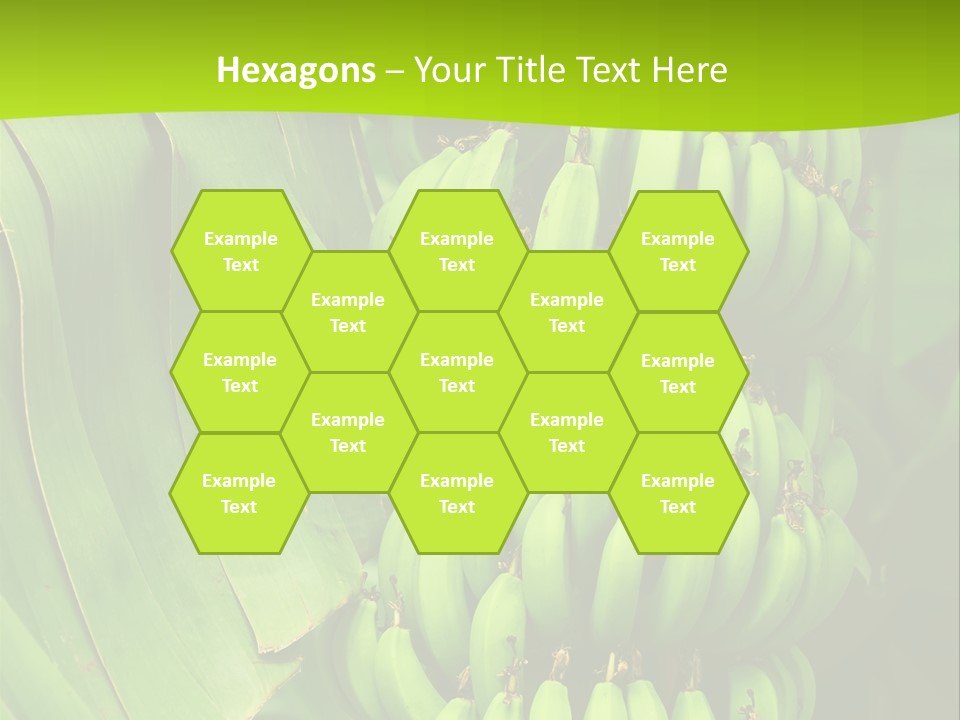 Produce Green Vegetarian PowerPoint Template