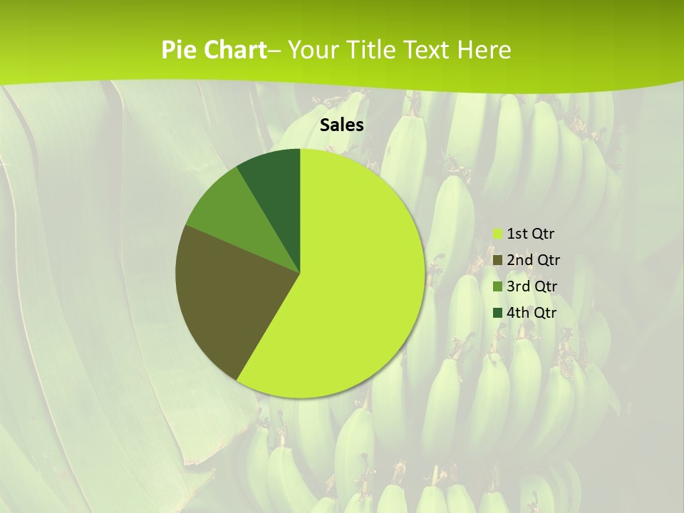 Produce Green Vegetarian PowerPoint Template