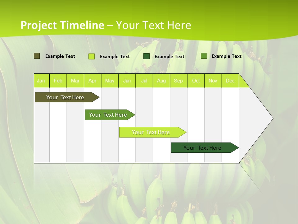 Produce Green Vegetarian PowerPoint Template