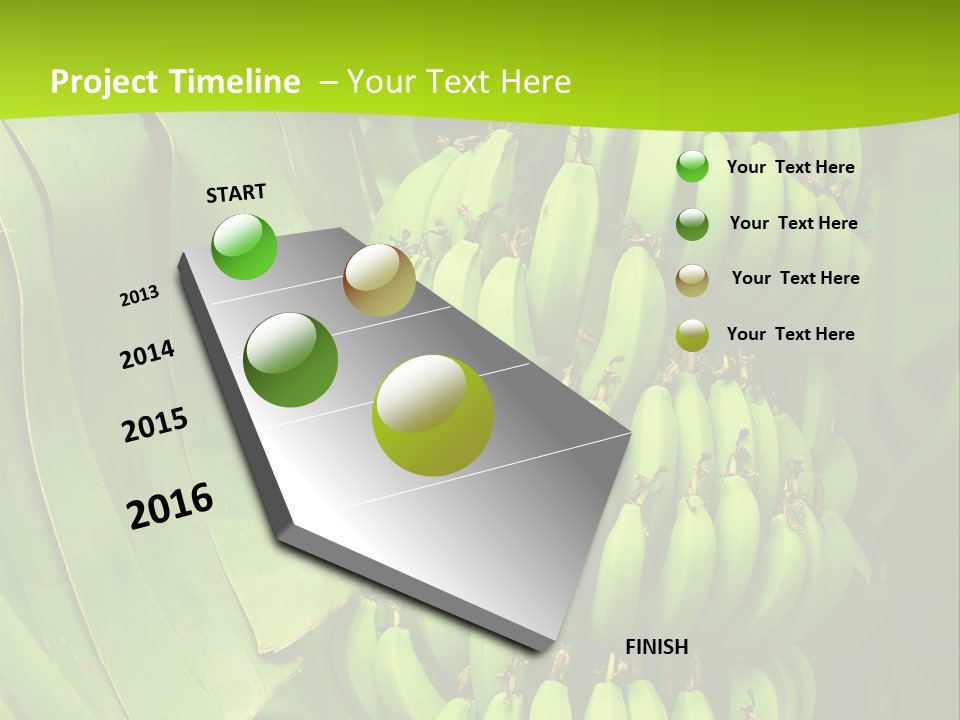 Produce Green Vegetarian PowerPoint Template