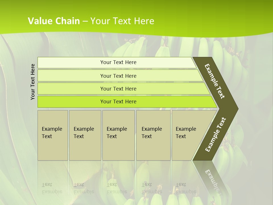 Produce Green Vegetarian PowerPoint Template