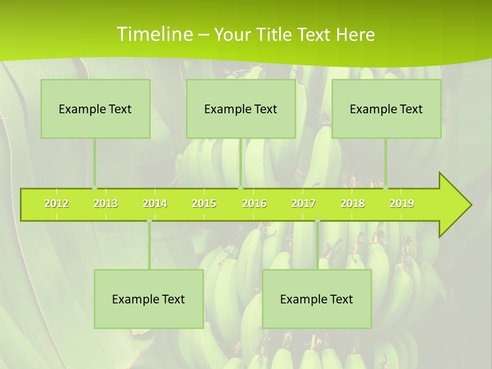 Produce Green Vegetarian PowerPoint Template