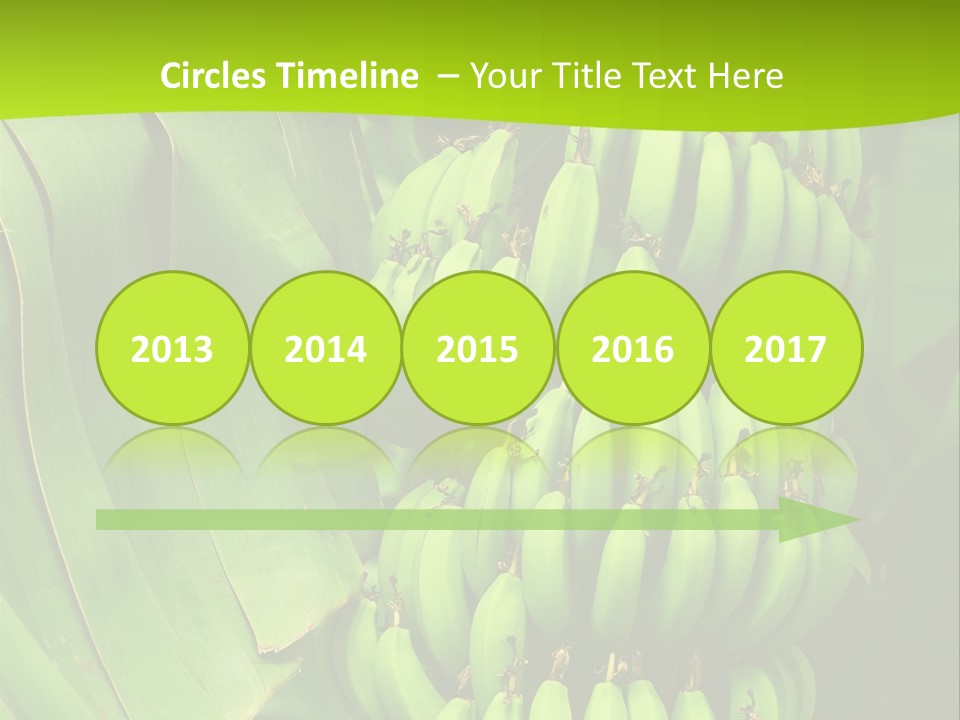 Produce Green Vegetarian PowerPoint Template