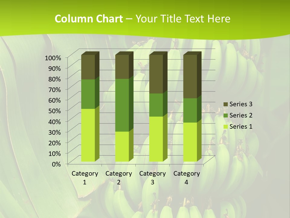 Produce Green Vegetarian PowerPoint Template