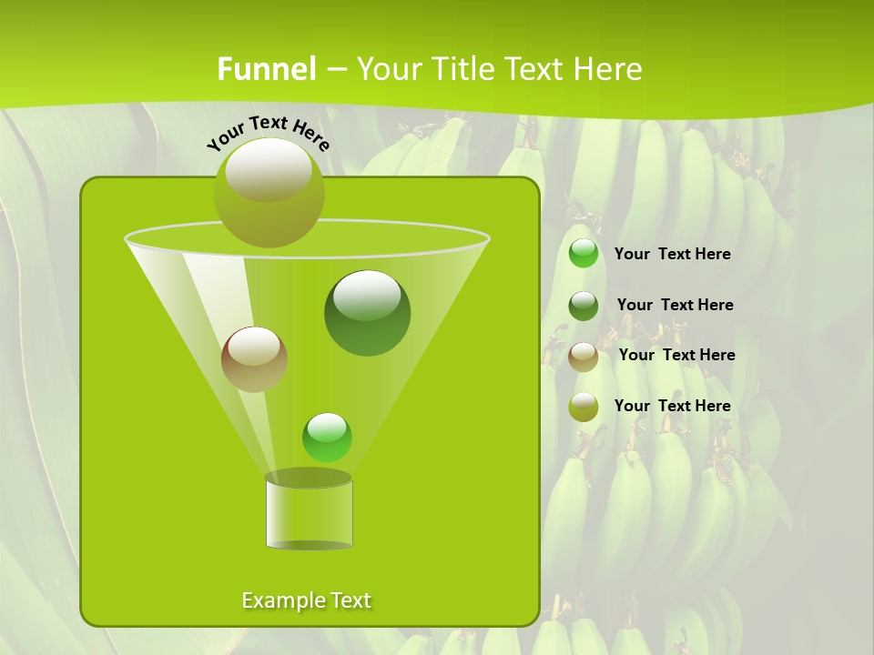 Produce Green Vegetarian PowerPoint Template