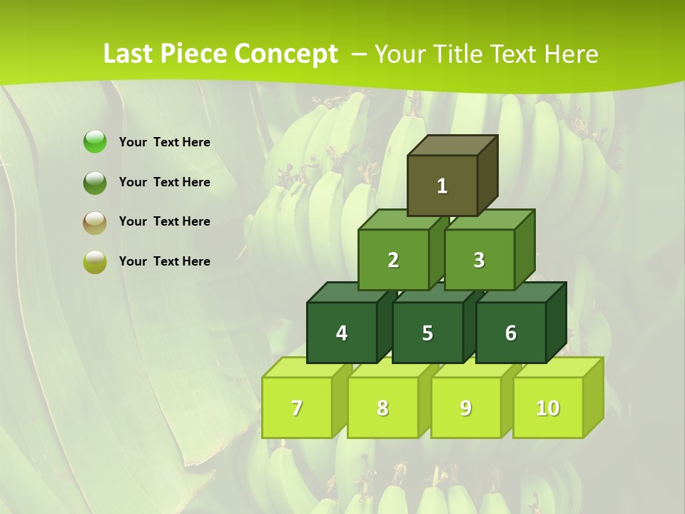 Produce Green Vegetarian PowerPoint Template