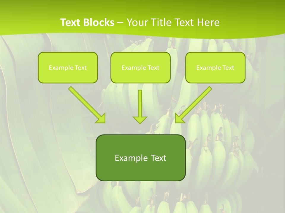 Produce Green Vegetarian PowerPoint Template