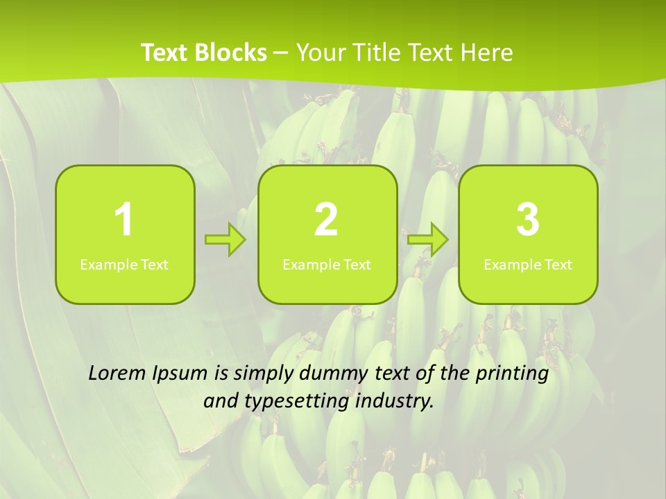 Produce Green Vegetarian PowerPoint Template