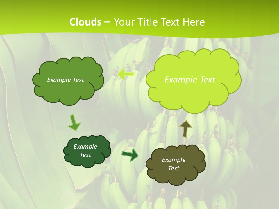 Produce Green Vegetarian PowerPoint Template