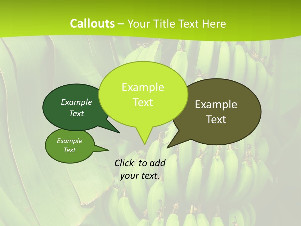 Produce Green Vegetarian PowerPoint Template