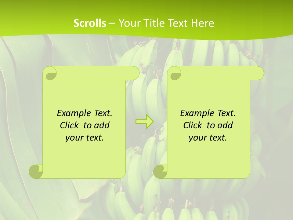 Produce Green Vegetarian PowerPoint Template