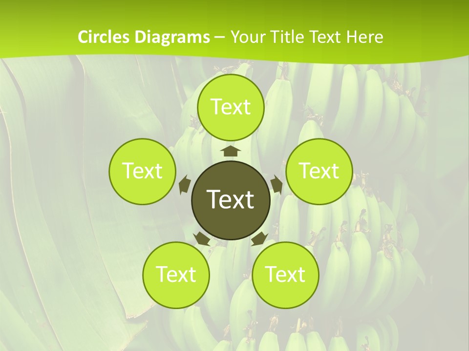 Produce Green Vegetarian PowerPoint Template