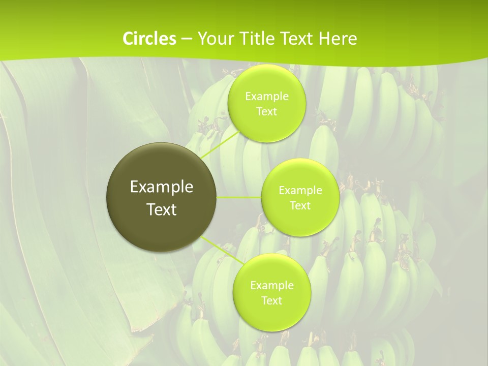 Produce Green Vegetarian PowerPoint Template